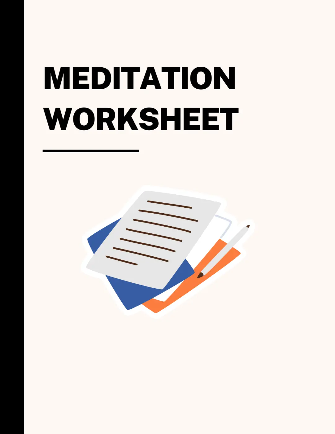 Cover Image of Meditation Worksheet